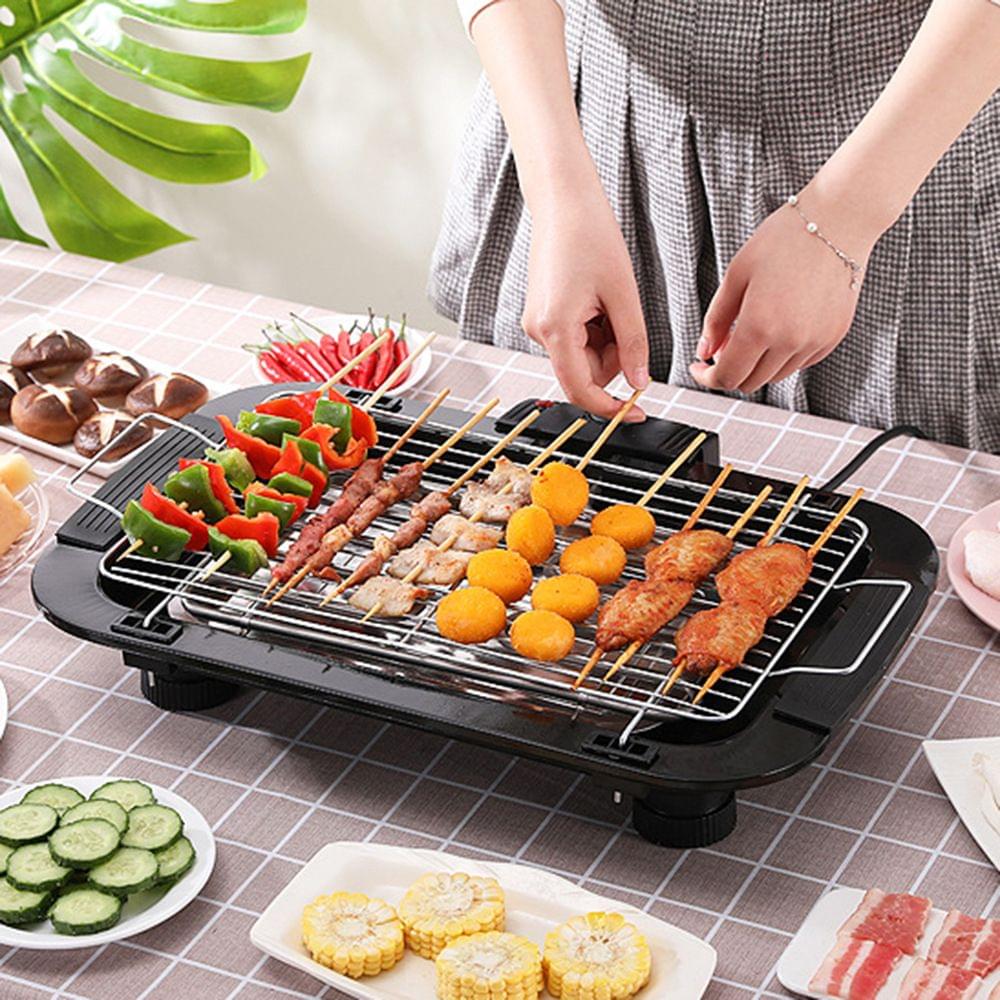 Smokeless Indoor/Outdoor Electric Grill Portable Tabletop