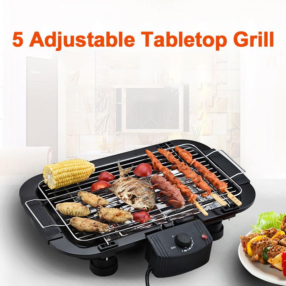 Smokeless Indoor/Outdoor Electric Grill Portable Tabletop