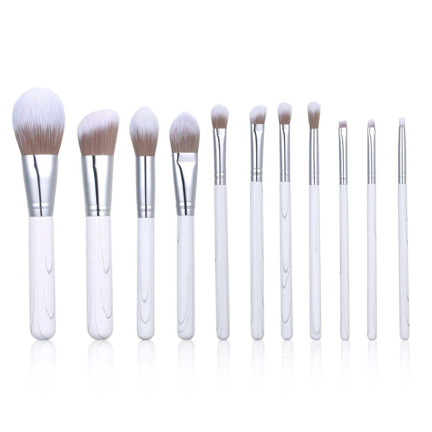 11PCS Makeup Cosmetic Brushes Kit Set with Foundation