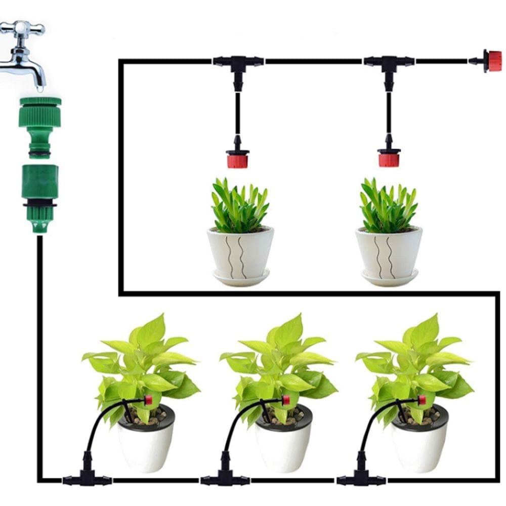 15M Hose Drip Irrigation Kit Garden Plants Automatic - 15m