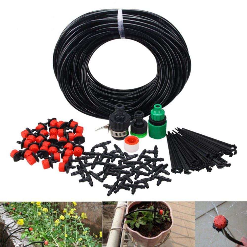 15M Hose Drip Irrigation Kit Garden Plants Automatic - 15m