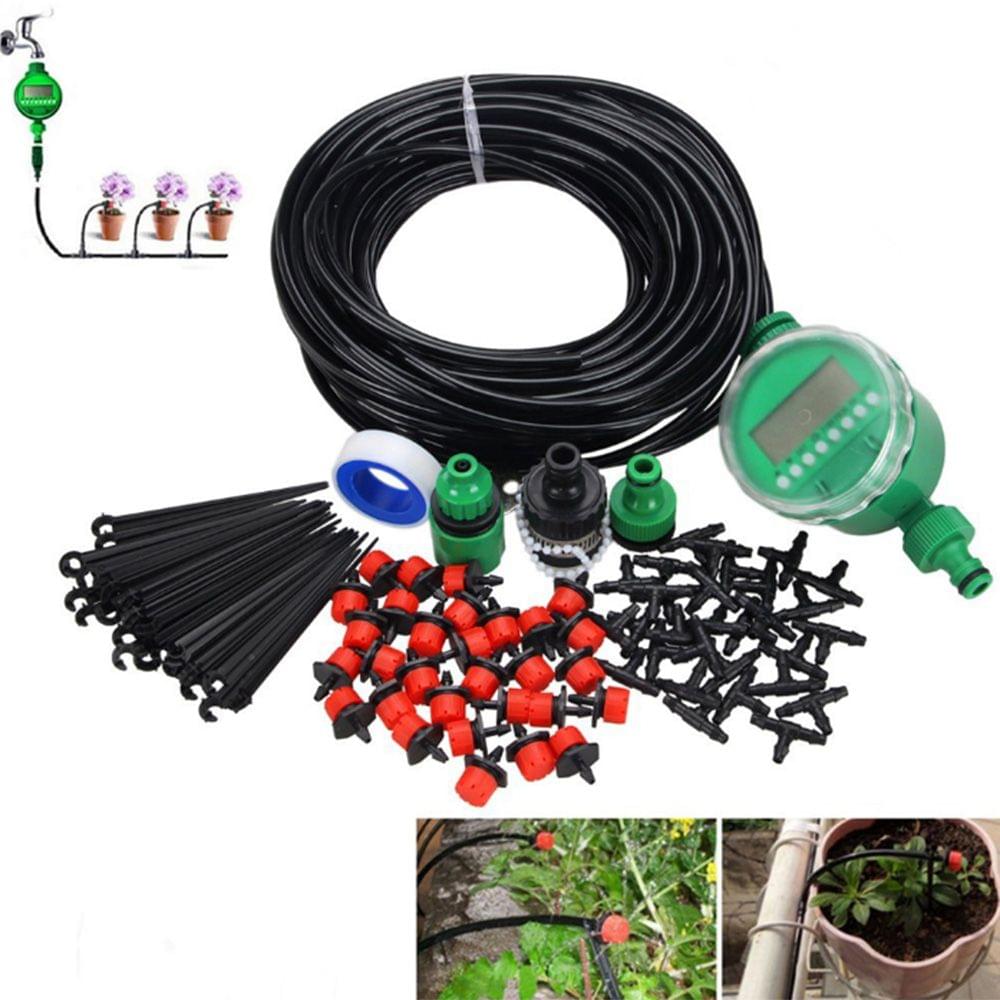 15M Hose Drip Irrigation Kit Garden Plants Automatic - 15m