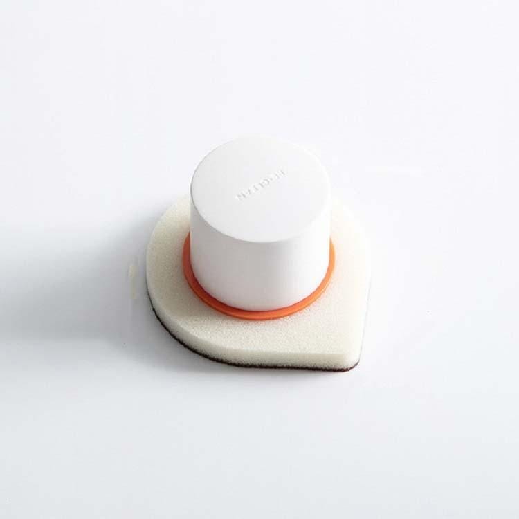 5 PCS Sharp Corner Sponge Brush to Clean Corner Gaps Pot Brush (White)