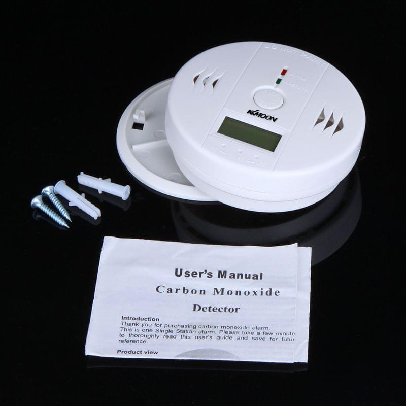 LCD CO Carbon Monoxide Poisoning Sensor Monitor Alarm