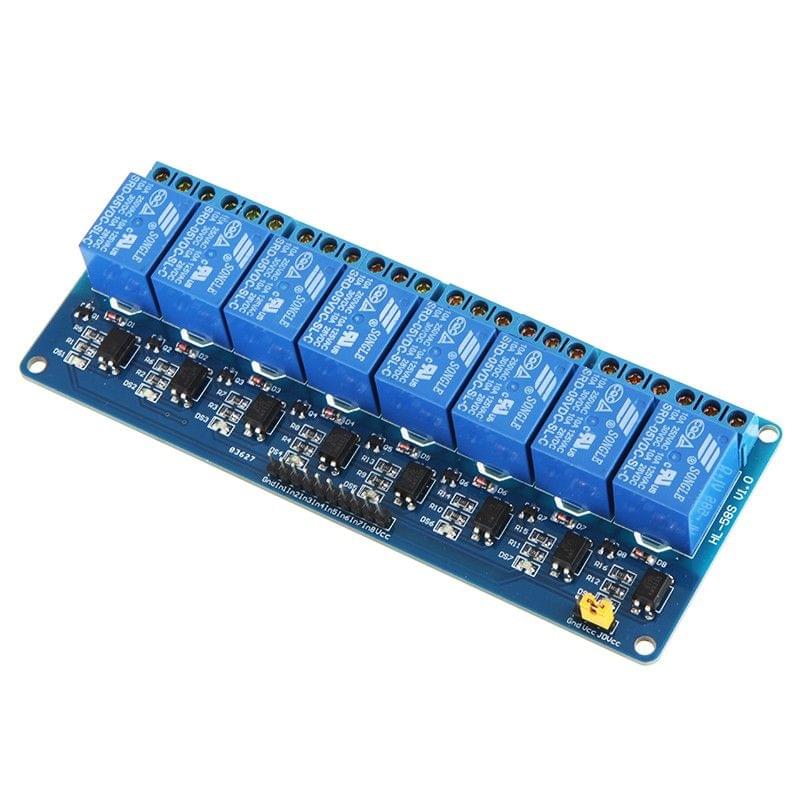 5V Active Low 8 Channel Relay Module Board for Arduino PIC