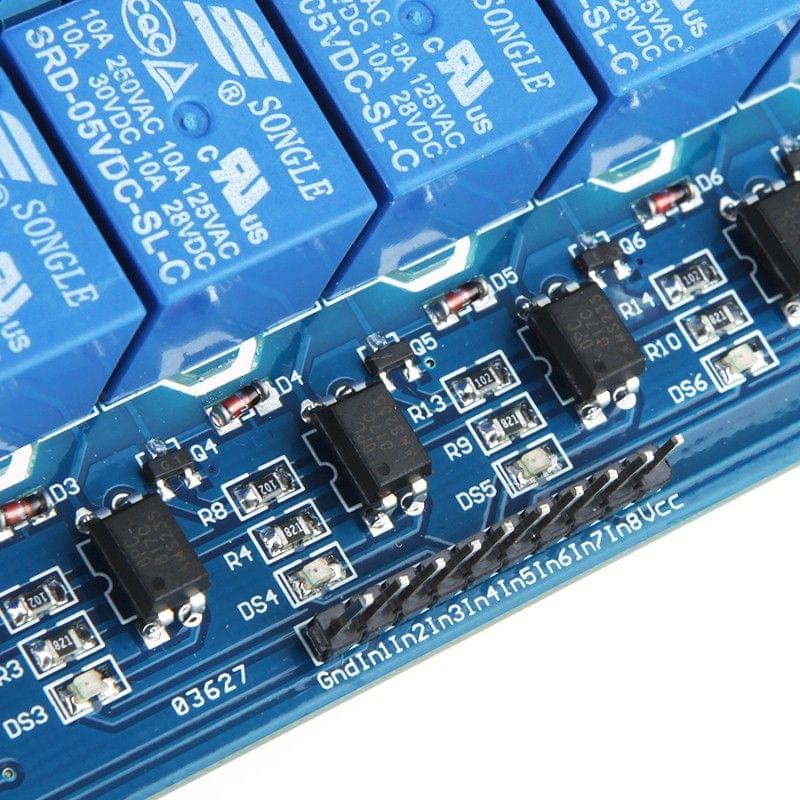 5V Active Low 8 Channel Relay Module Board for Arduino PIC