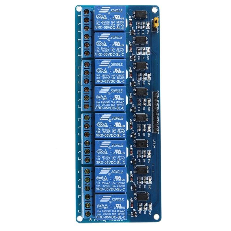 5V Active Low 8 Channel Relay Module Board for Arduino PIC