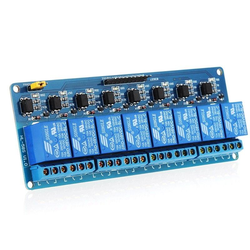 5V Active Low 8 Channel Relay Module Board for Arduino PIC