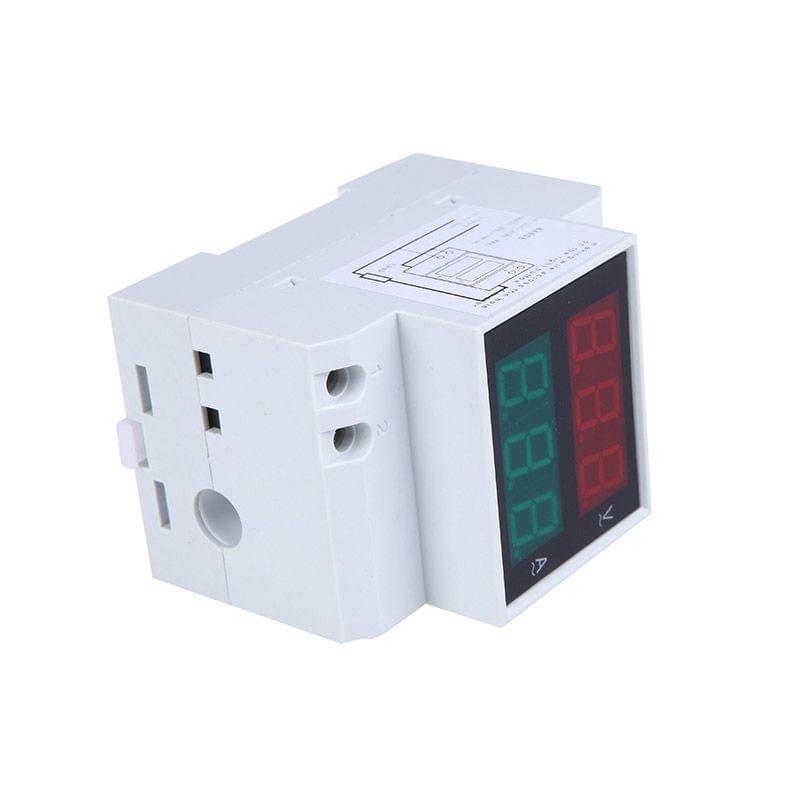 Digital Din-Rail LED Voltage Ammeter Current Meter Voltmeter