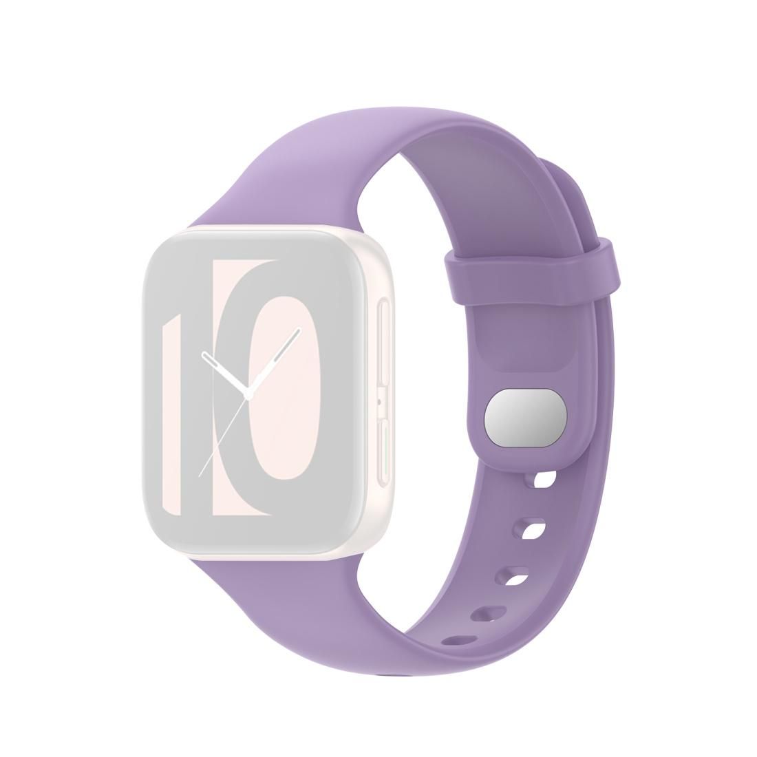 Replace Silicone Strap, Size:For OPPO Watch 46mm (Light Purple)