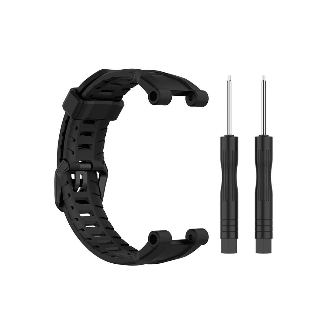 For Huami Amazfit Ares 1908 Silicone Replacement Strap Watchband (Black)