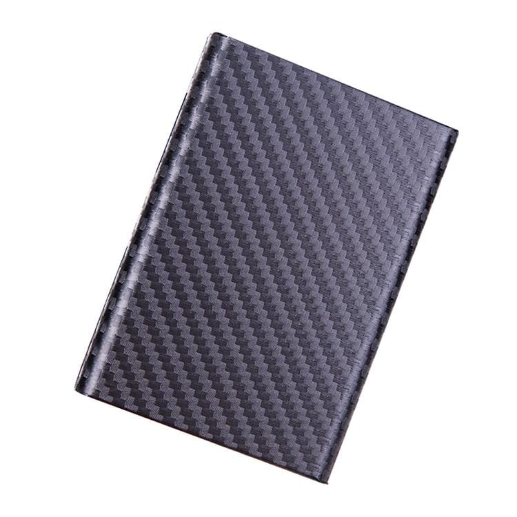 Aluminum Alloy Credit Card Bank Card Security Anti Magnetic Large Capacity Card Holder (Carbon Red)