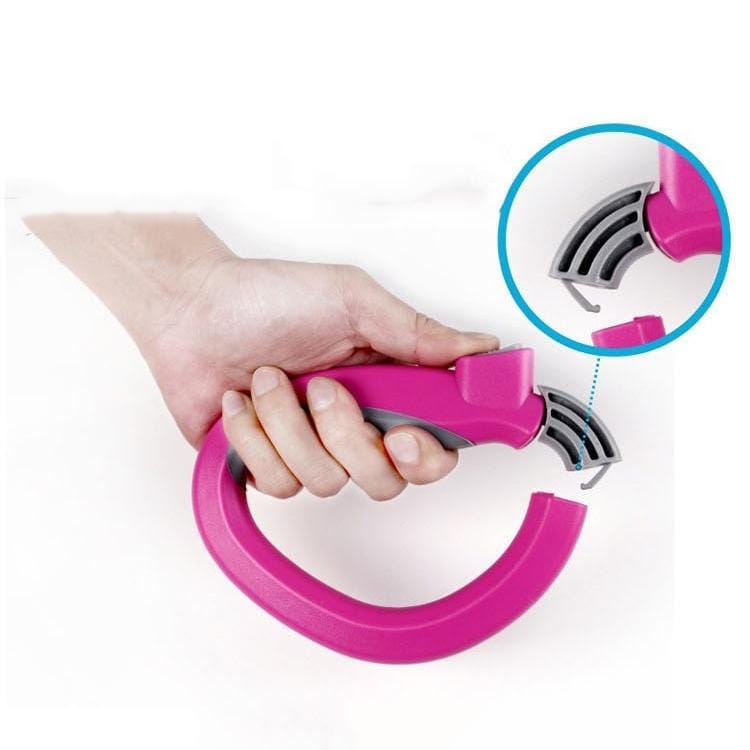 6 PCS Large-load Opening And Closing Type Vegetable Lift D Type Lifter, Size: 16.5x12.5cm, Random Colour Delivery
