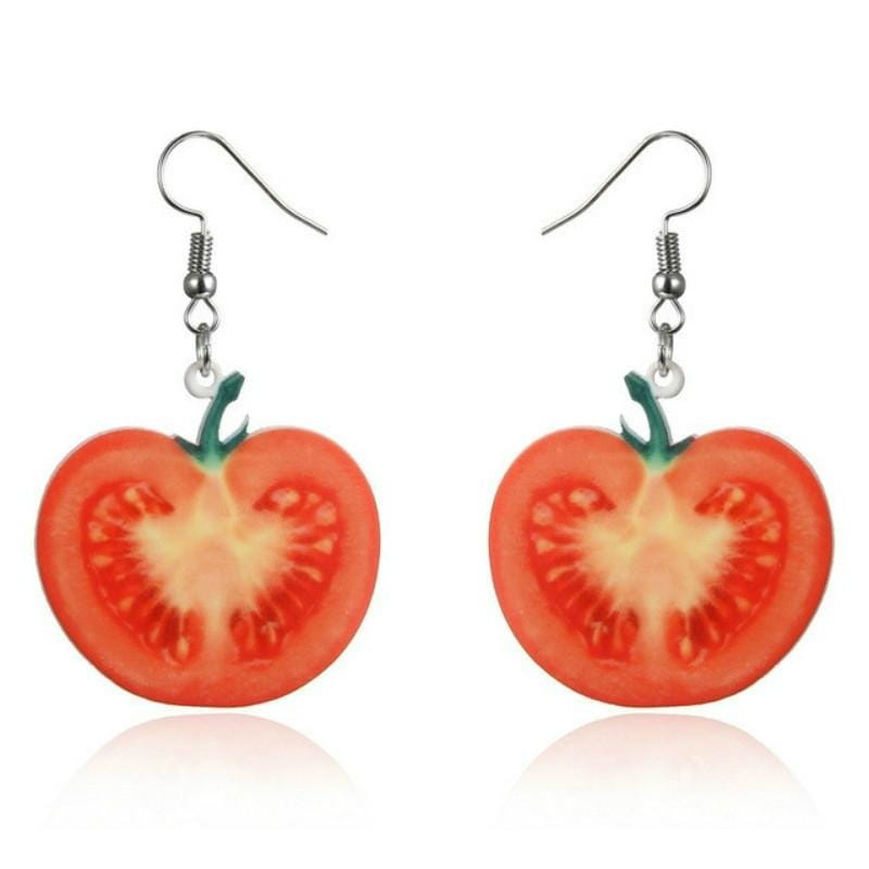 Summer Fashion Cute Acrylic Fruit Earrings Jewelry (ER17Y002M3)