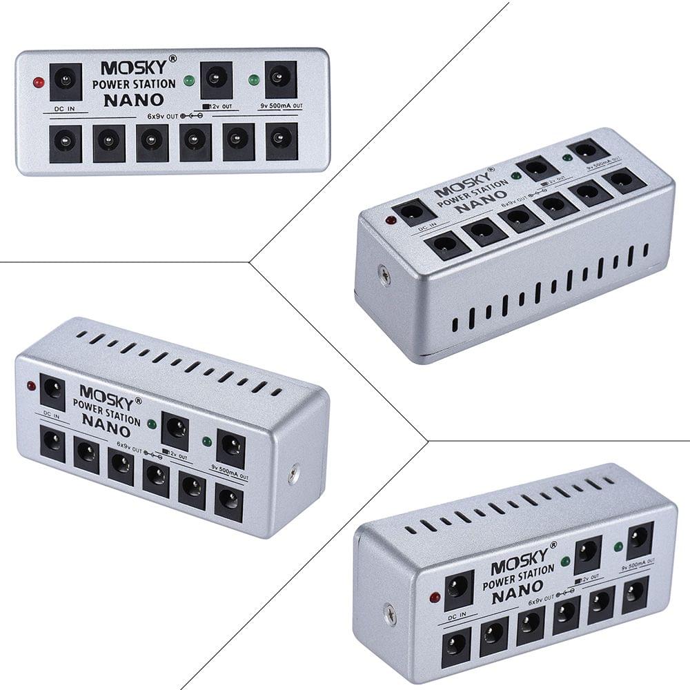 Guitar Effects  Mini Power Supply 8 Isolated DC Outputs 7 *