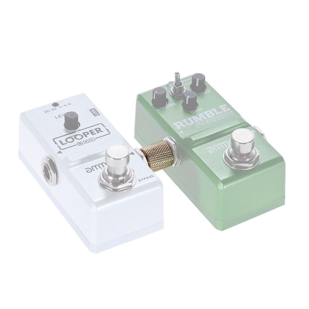 2 Pack 1/4 Inch 6.35mm Guitar Effect Pedal Coupler Connector