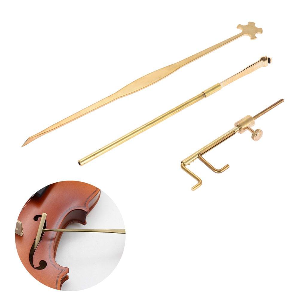 Violin Luthier Tools Kit Set Sound Post Gauge Measurer &