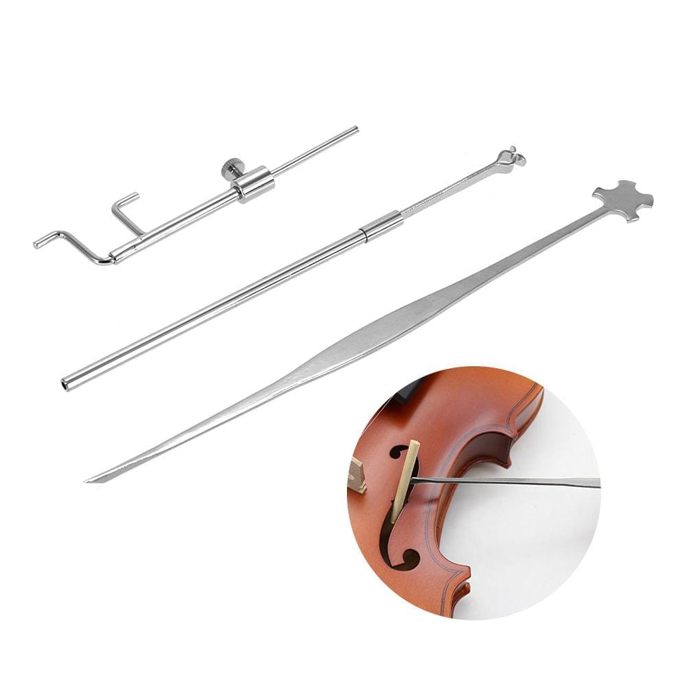 Violin Viola Luthier Tools Kit Set Sound Post Gauge Measurer