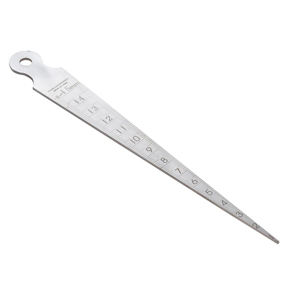 Taper Welding Gauge Gage 1-15mm Stainless Steel Luthier Tool