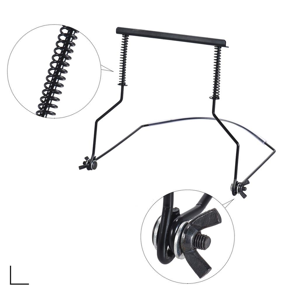 Metal Harmonica Mouth Organ Holder Harmonica Neck Stand - 24 Holes