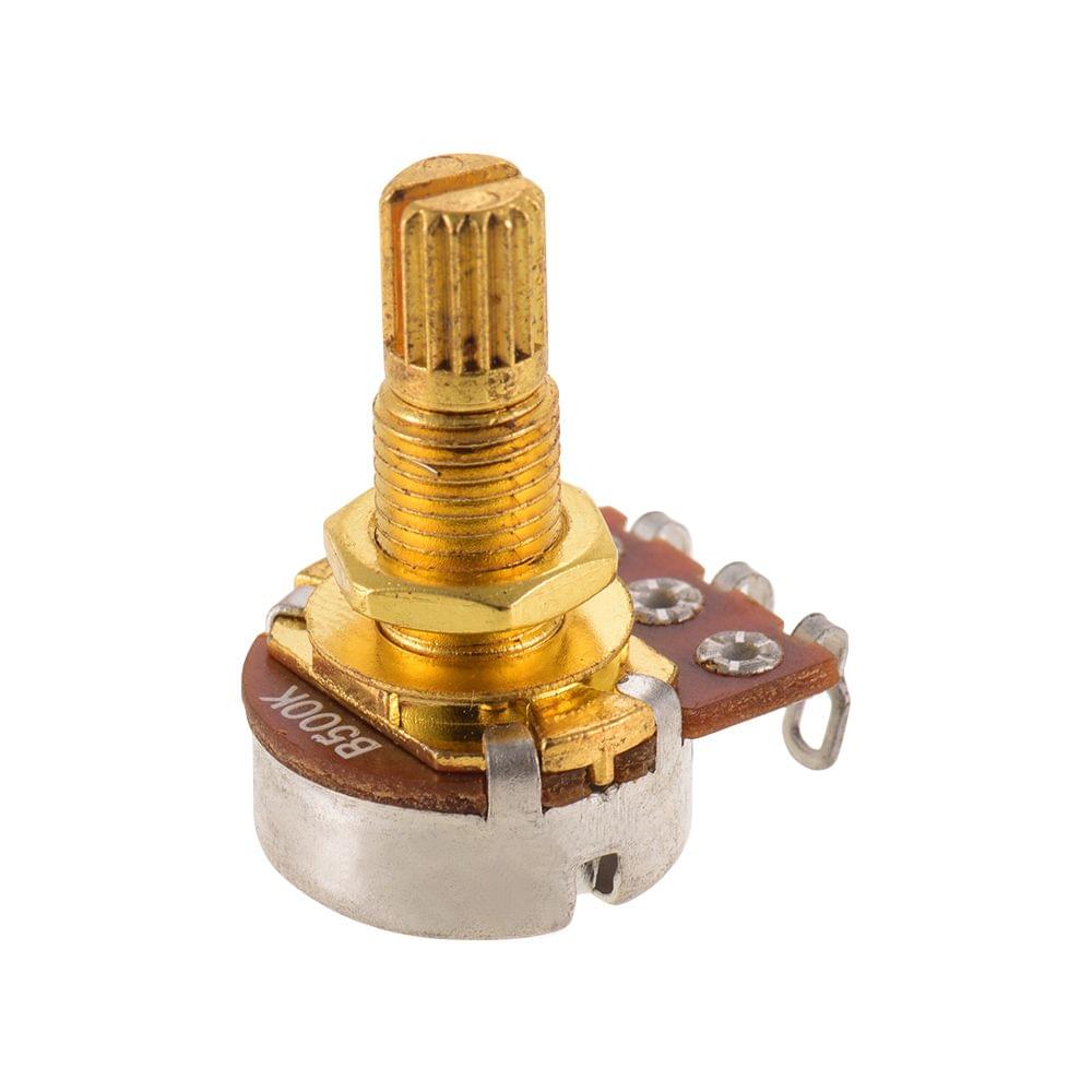 5pcs B500K Long Split Shaft Audio Taper Potentiometer Guitar