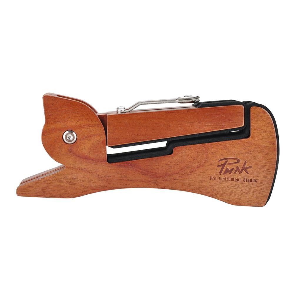 Universal Foldable Guitar Stand Holder Mahogany Solid Wood