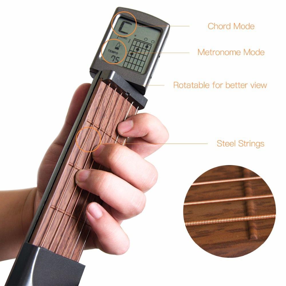 SOLO Electronic Screen Guitar Chord Trainer Portable Pocket