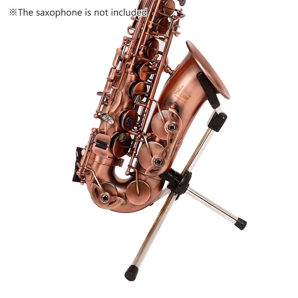 Foldable Saxophone Stand Portable Alto Sax Metal Floor Stand