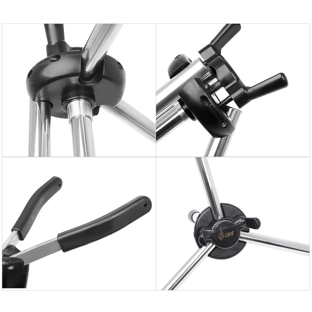 Foldable Saxophone Stand Portable Alto Sax Metal Floor Stand