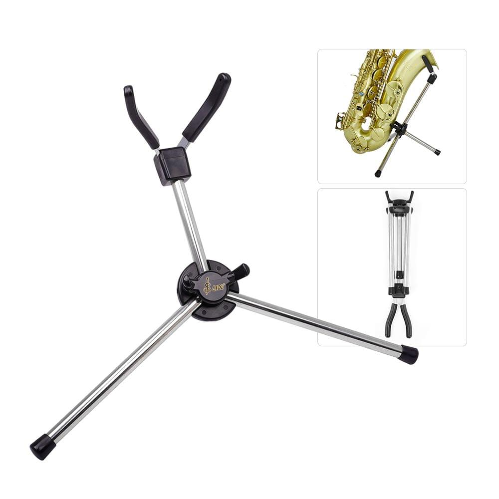 Foldable Tenor Saxophone Stand Portable Sax Metal Floor
