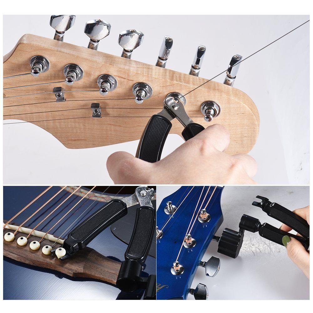 11Pcs Guitar Tool Kit Professional Repairing Maintenance - 11Pcs