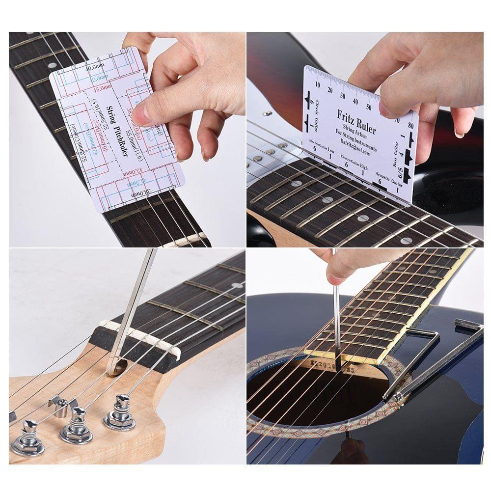 26Pcs Guitar Repairing Tool Kit Acoustic Guitar Ukulele - 26Pcs