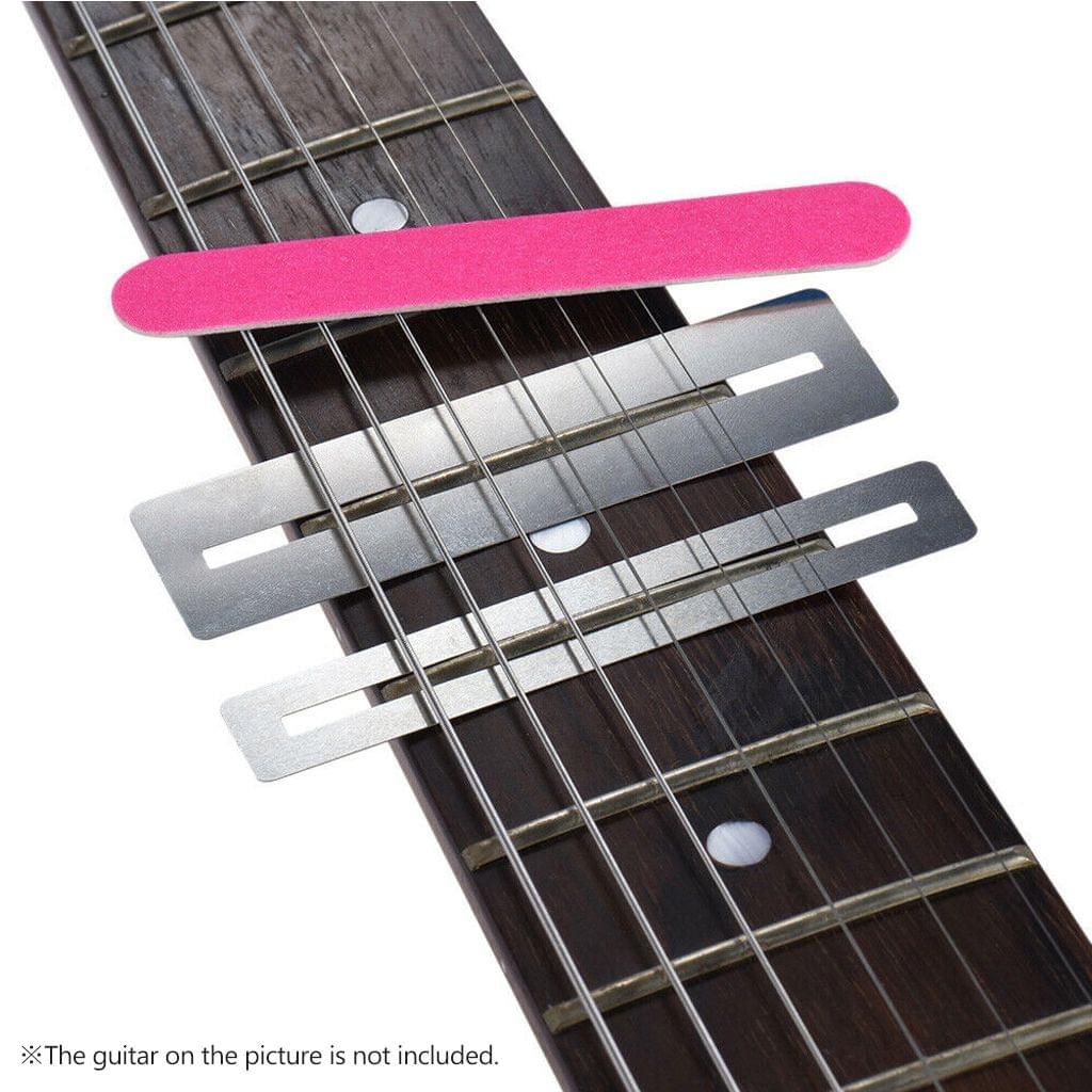 Guitar Repair Tools Kits with Fretboard Polishing Metal