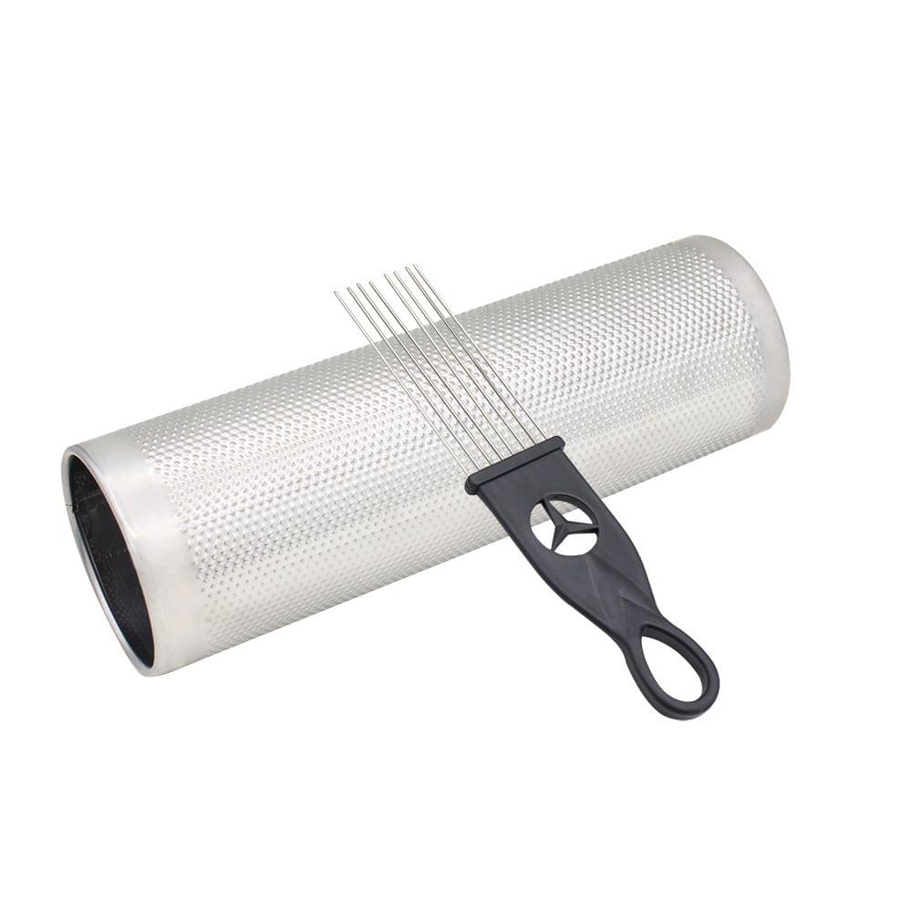 Professional Large Stainless Steel Guiro with Scraper