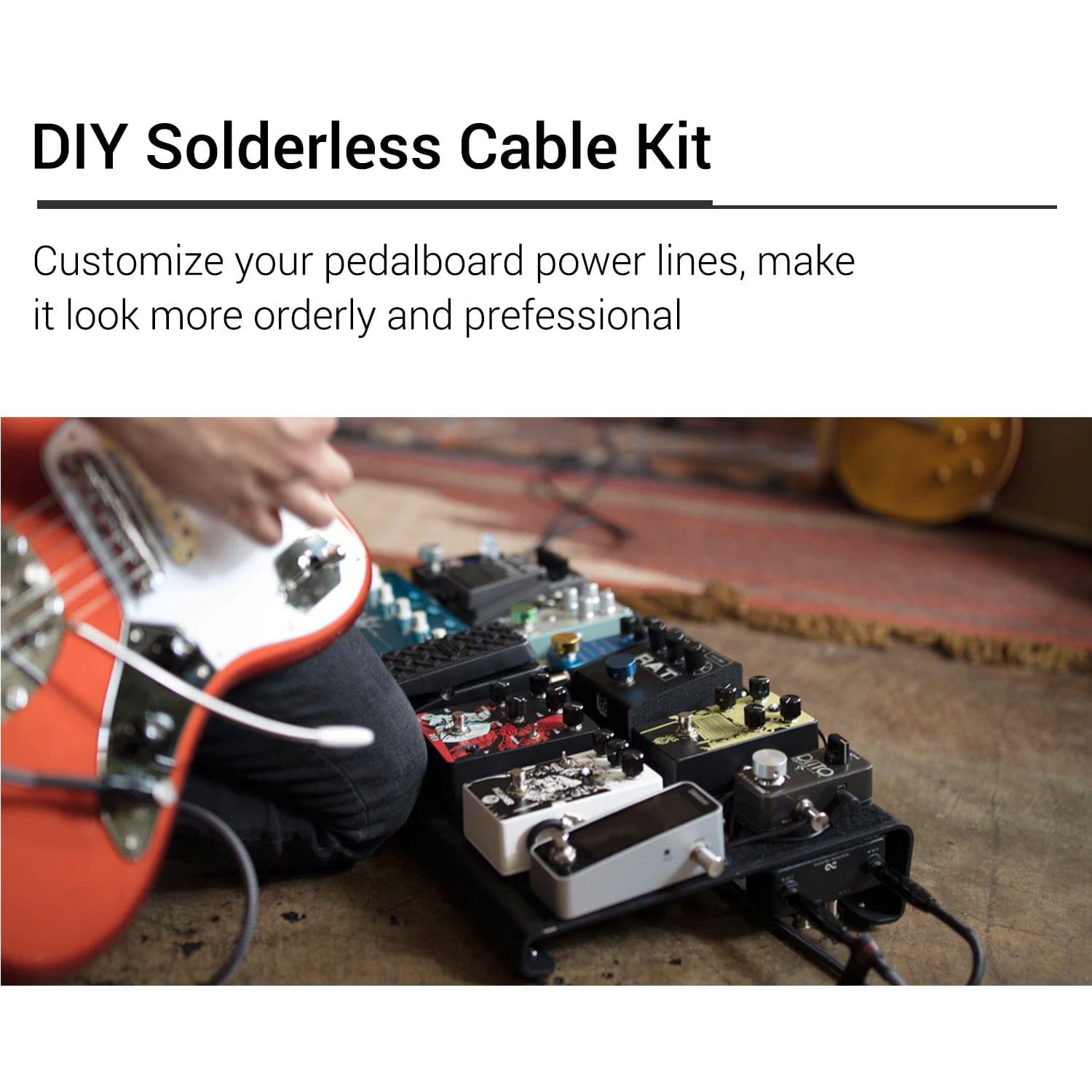 Professional Solderless Patch Cable Kit DIY Guitar Pedal