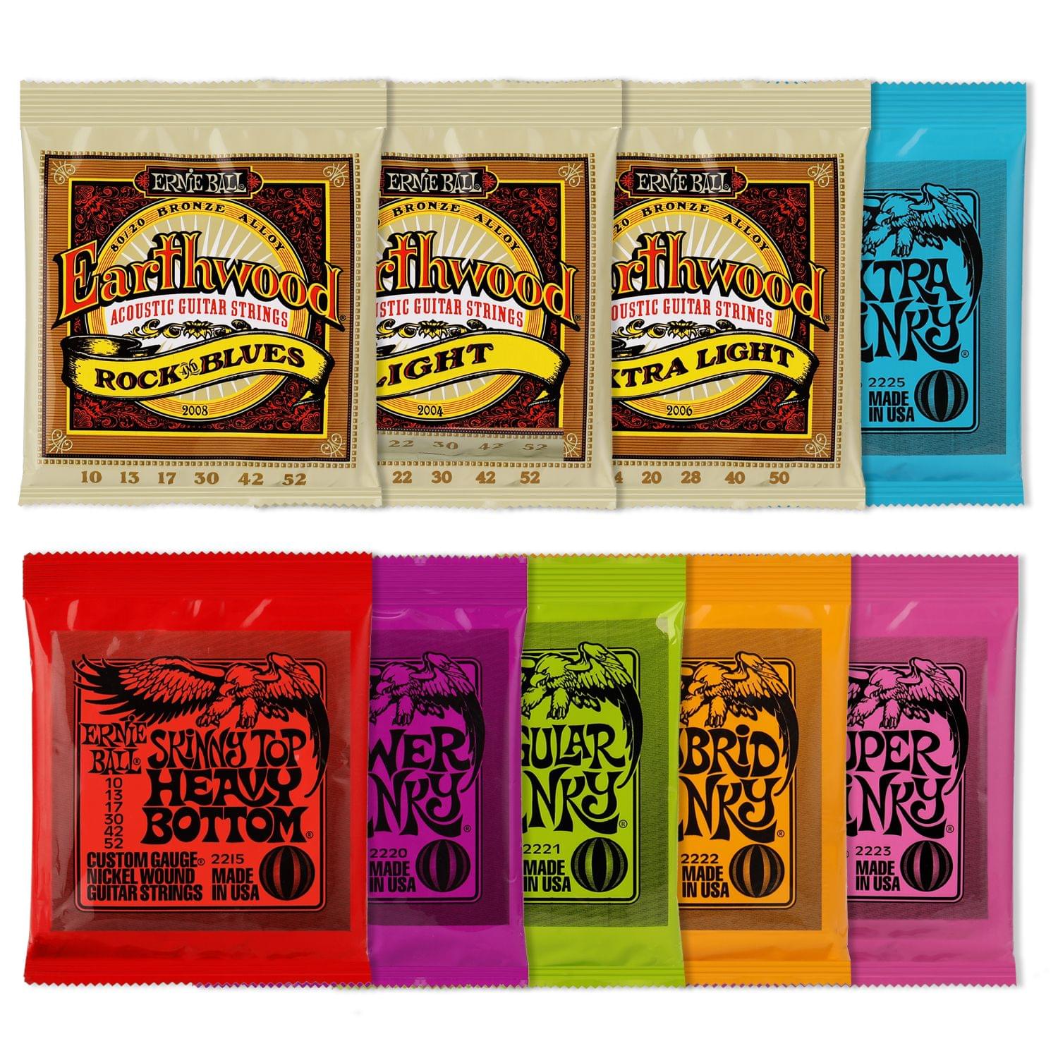 Guitar Replacement Strings Kit Proffessional Acoustic Guitar - 2222