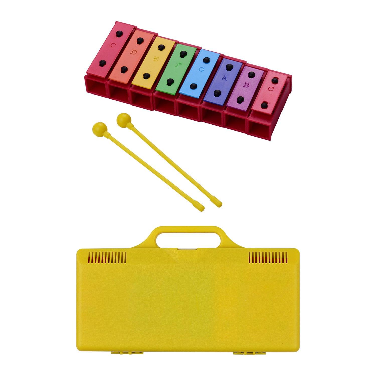 8-Note Colorful Xylophone Glockenspiel Percussion Musical