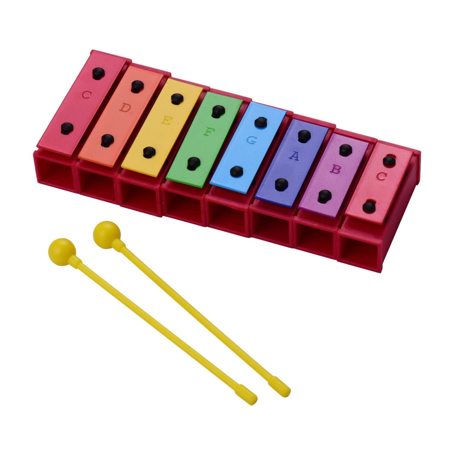 8-Note Colorful Xylophone Glockenspiel Percussion Musical