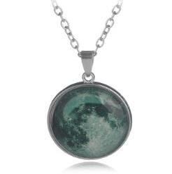 Multielement Alloy Noctilucent Starlight Gemstone Pendant Necklace (A2048)