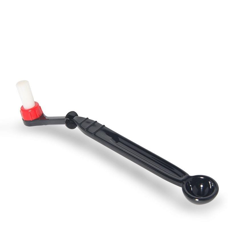 Semi-automatic Coffee Machine Detachable Cleaning Bristle Anti-hot Nylon Brush (Black)