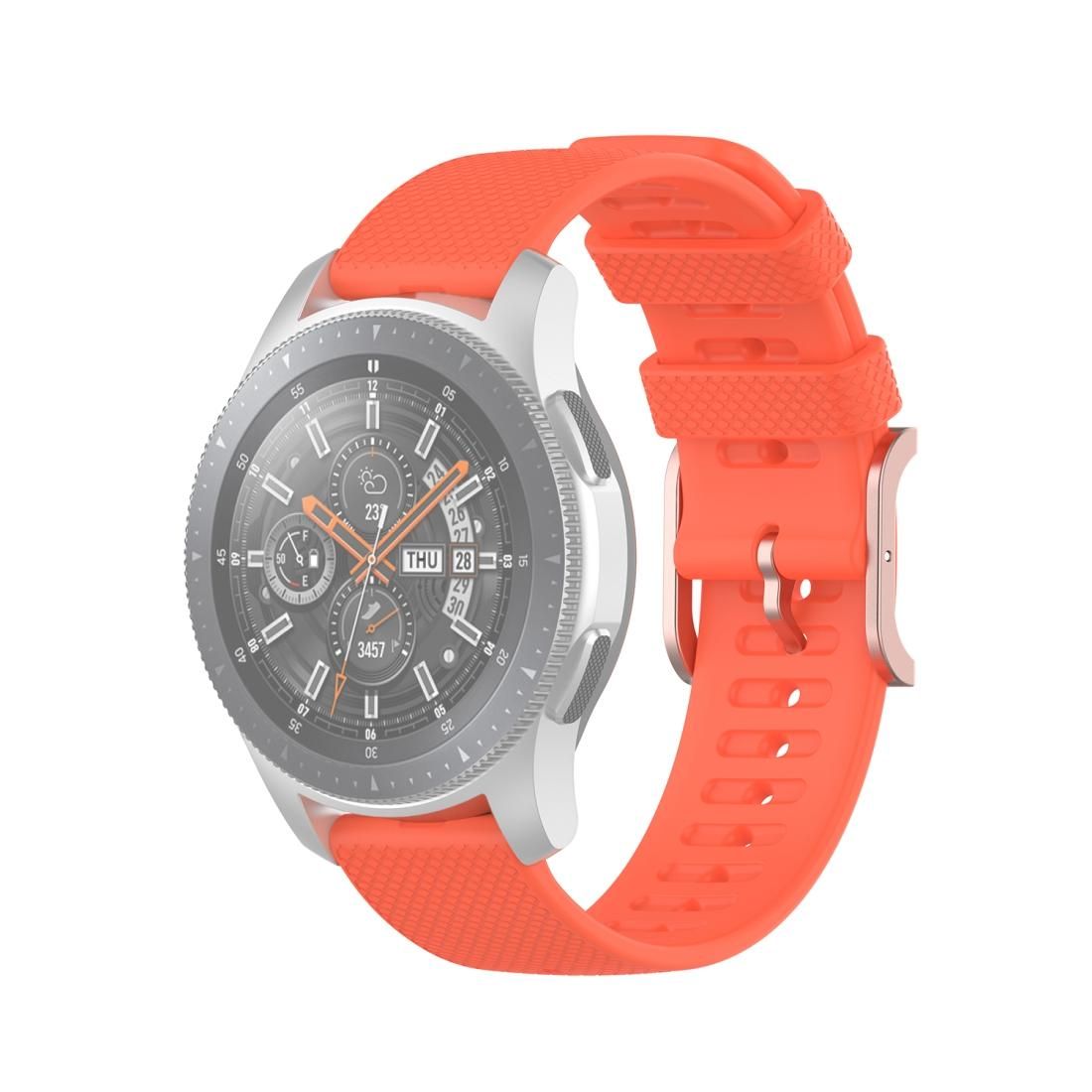 For Samsung Galaxy Watch3 45mm / Galaxy Watch 46mm 22mm Dot Texture Wrist Strap (Orange)