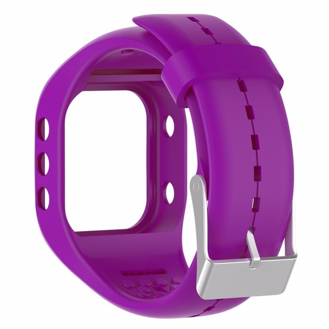 Smart Watch Silicome Wrist Strap Watchband for POLAR A300 (Purple)