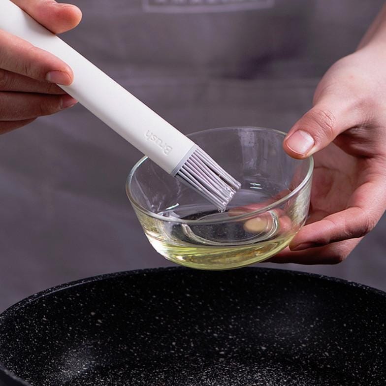 5 PCS Kitchen Brush Removable Silicone Oil Brush Baking Barbecue Brush Oil Tool Random Color Delivery