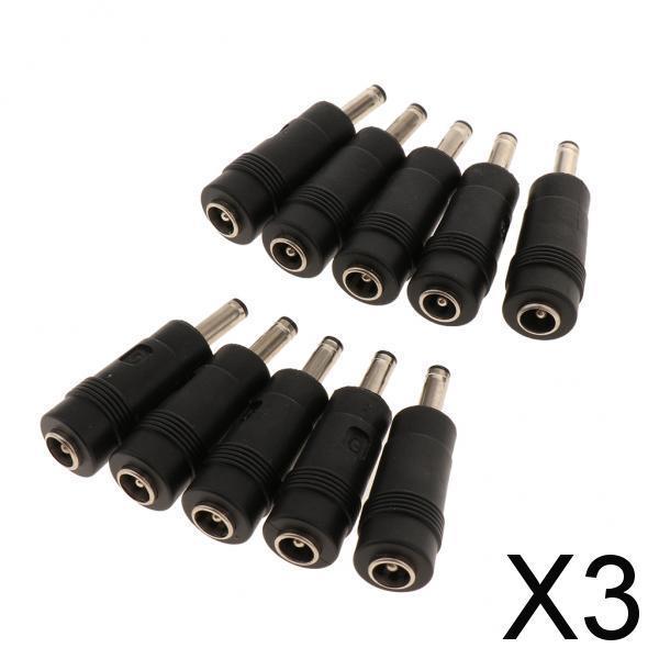 3x10 Pieces DC 5.5x2.1mm Female to 4.0x1.35mm Male Laptop Power Supply Adapter