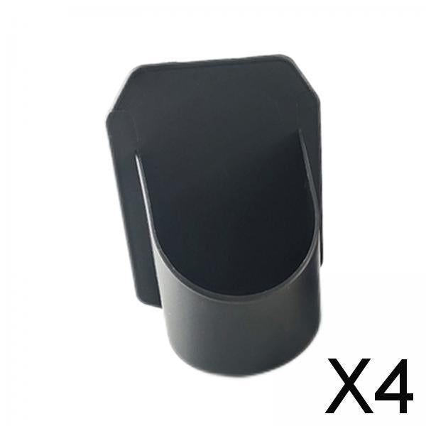 4xPunch Free Bathroom Bath Beer Holder Wall Wine Beer Shelf Suction Can Rack Black 