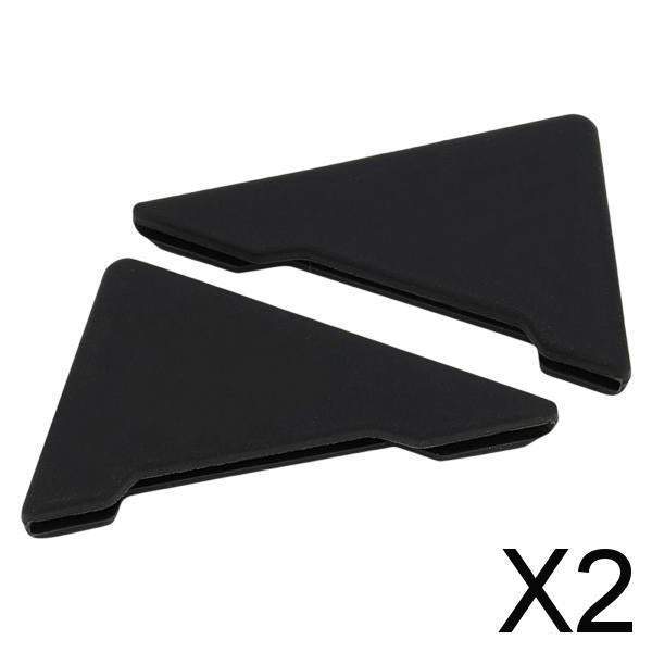 2x2x Car Door Corner Cover Anti Scratch Scratch Protector Corner Guards Black