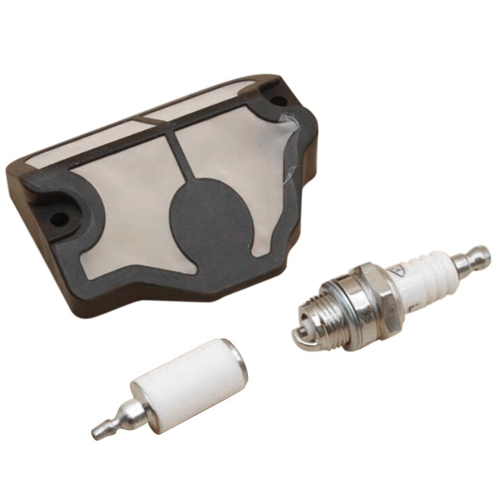 2xService Kit Air & Fuel Filter Spark Plug for HUSQVARNA 36 41 136 137 141 142