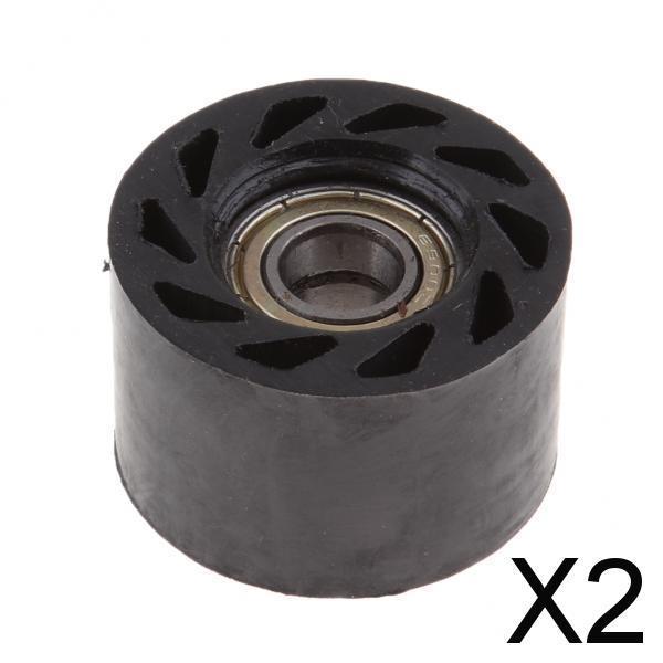 2xUniversal Motorbike Dirt Bike Chain Roller Tensioner Pulley Wheel Guide 10mm