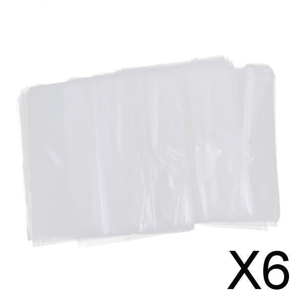 6x50Pcs Water Soluble Bag Fishing Bait Bags PVA Fast Dissolving Bags 9 x 12cm