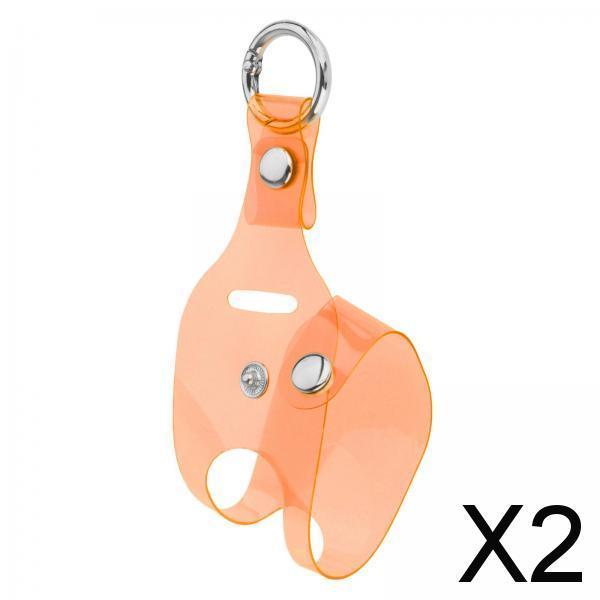2xGolf Ball Holder Belt Durable Storage Case for Adults Man Sporting Accessory Orange